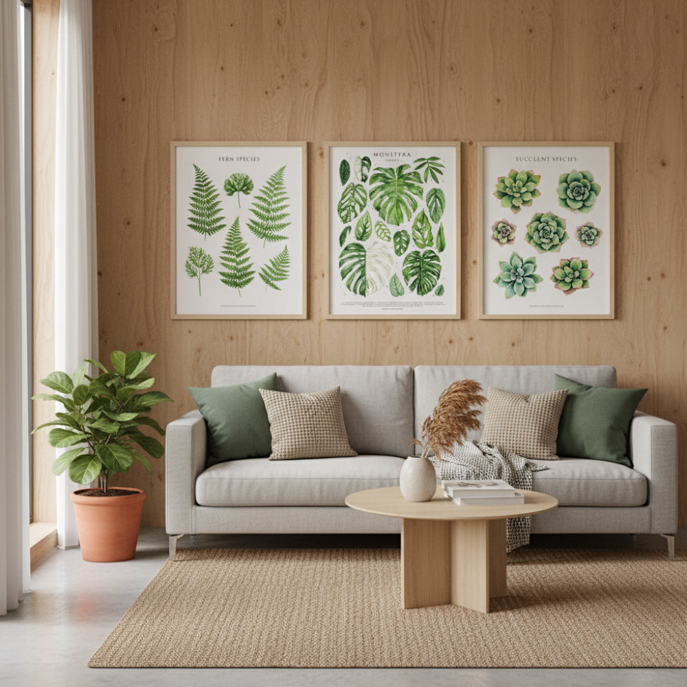 MONSTERA Väggposter i Canvas